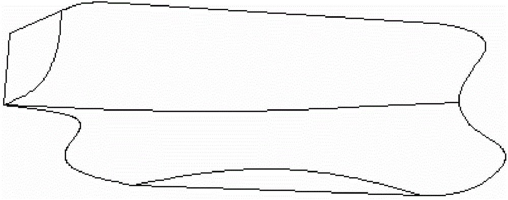 Hull surface reconstruction method based on non-uniform rational B-spline surface interpolations