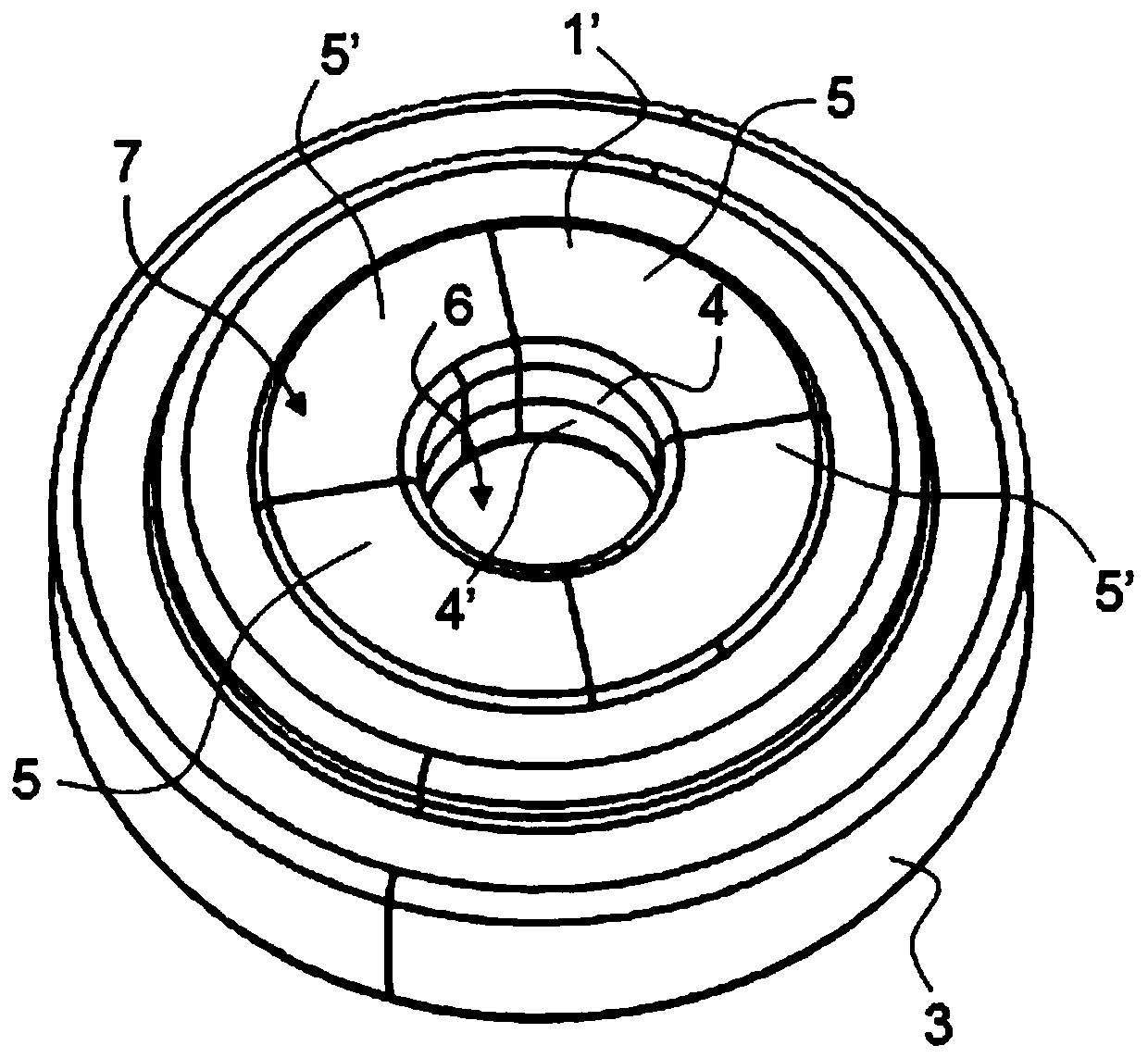 Differential angle sensor with multipole magnet