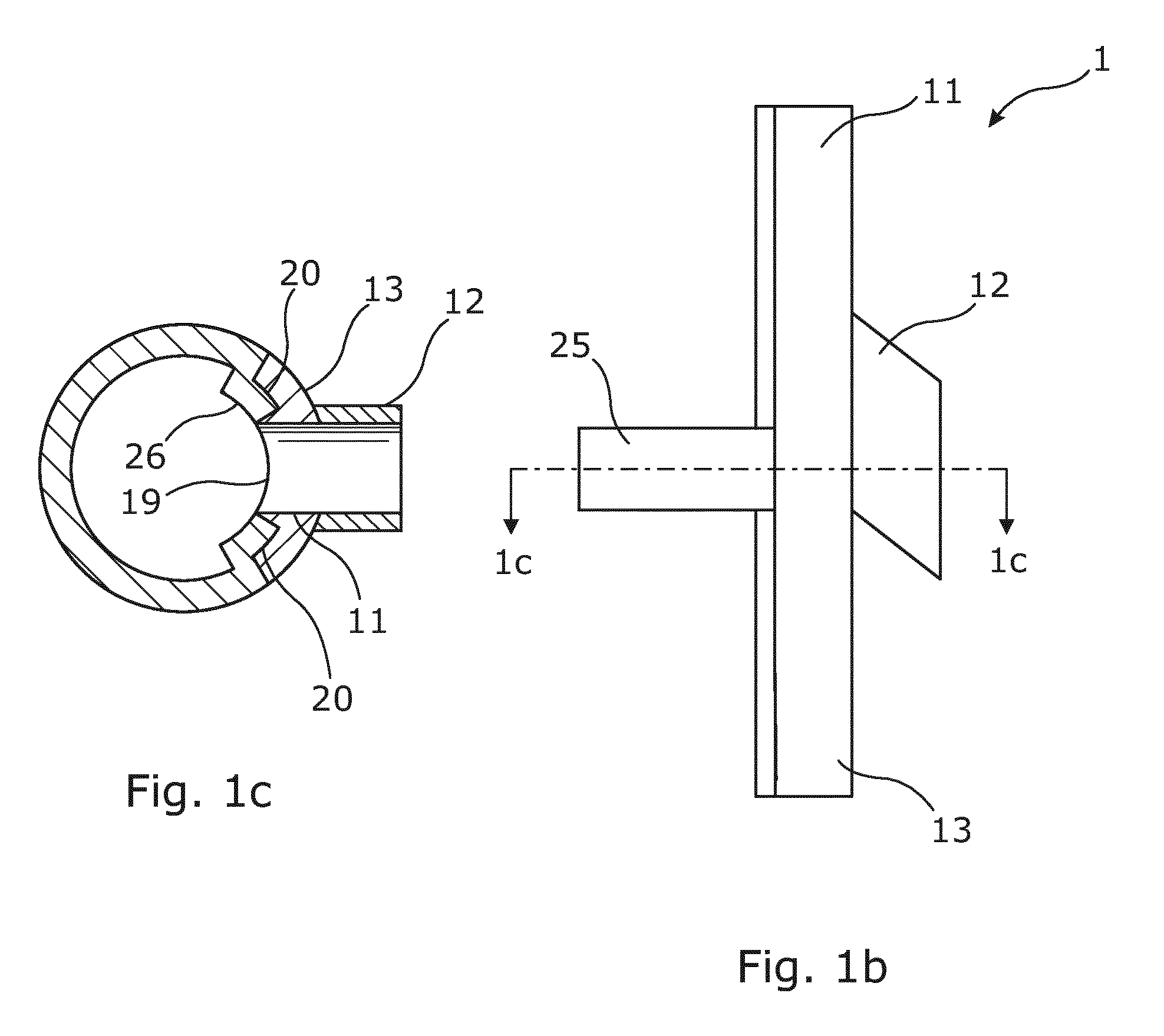 Lateral junction assembly