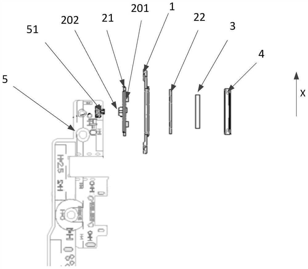 Mechanical key and display device