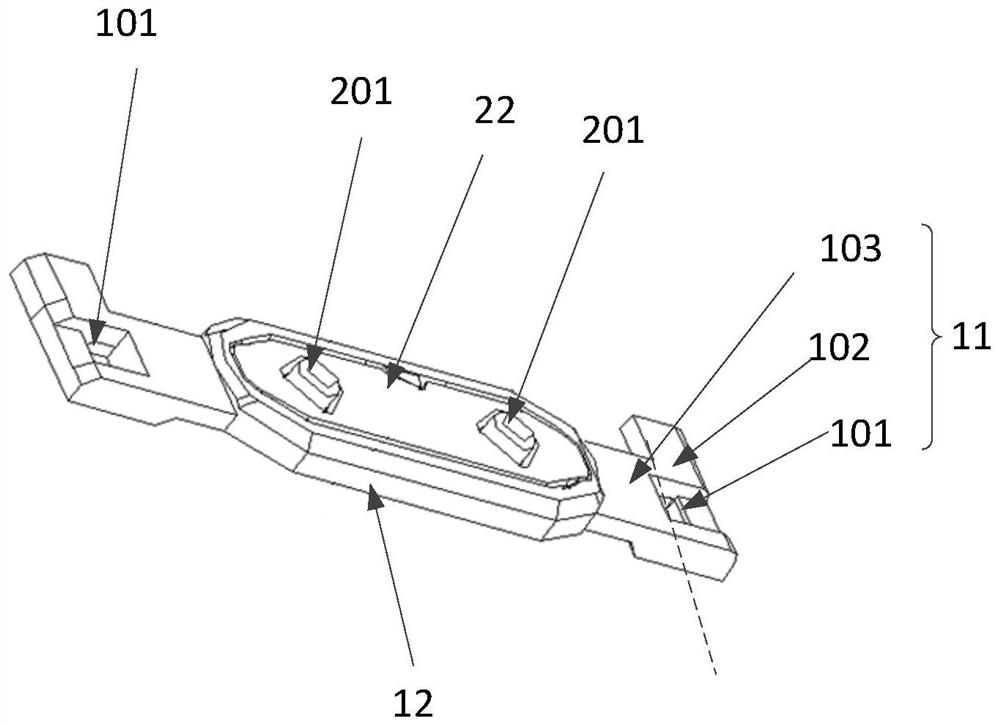 Mechanical key and display device