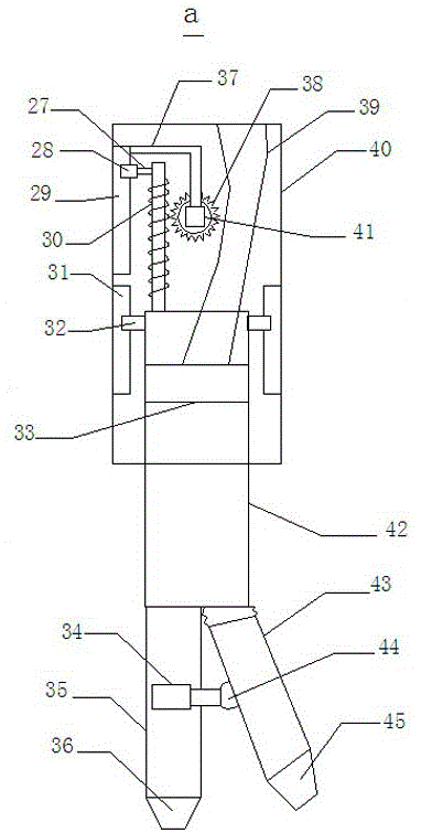 Foundation high-pressure jet grouting device