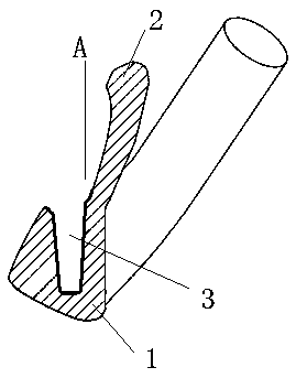 Forging process of golf club head in complex shape