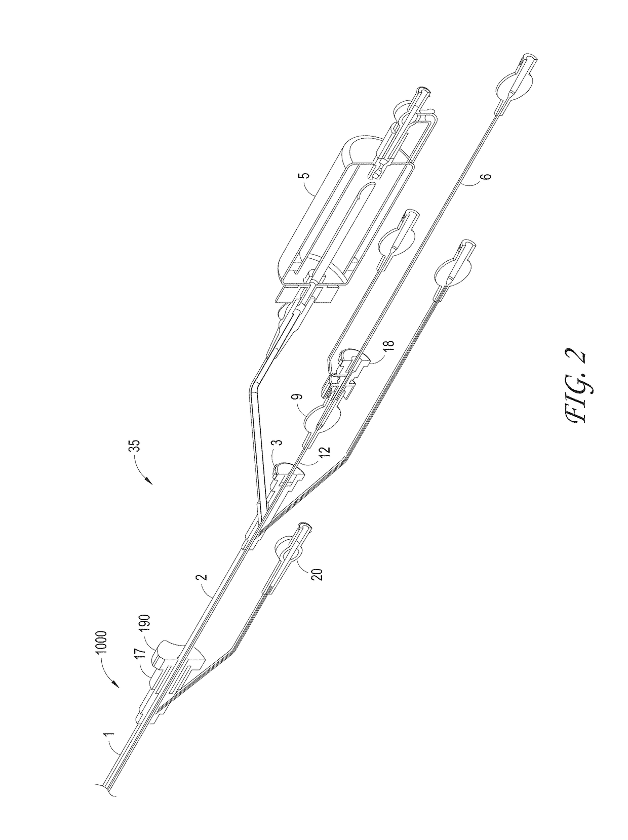 Axial lengthening thrombus capture system