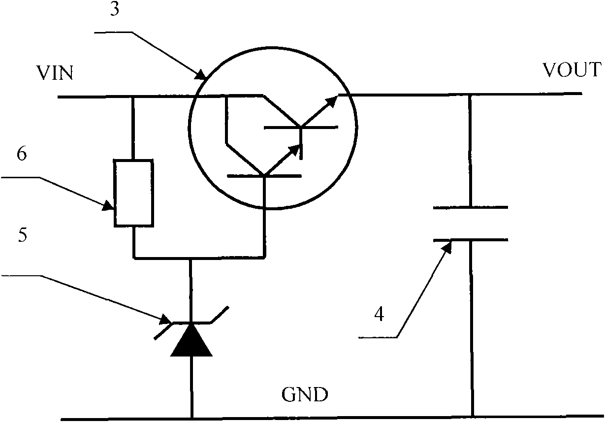 Low cost high-voltage input step-down power supply