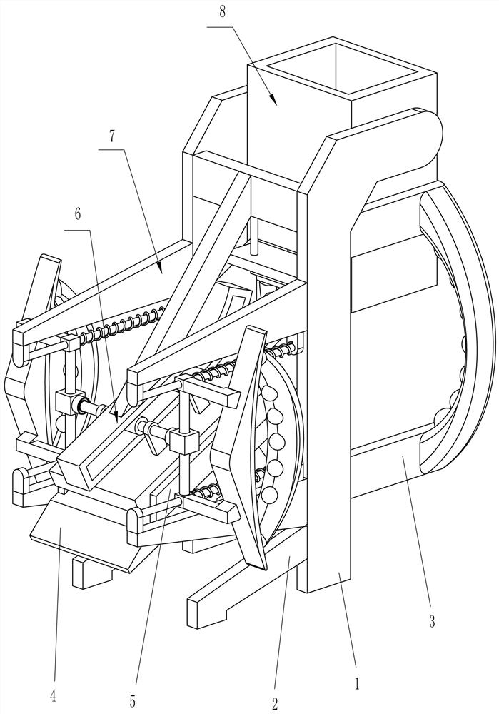 A hand-held peanut crushing equipment