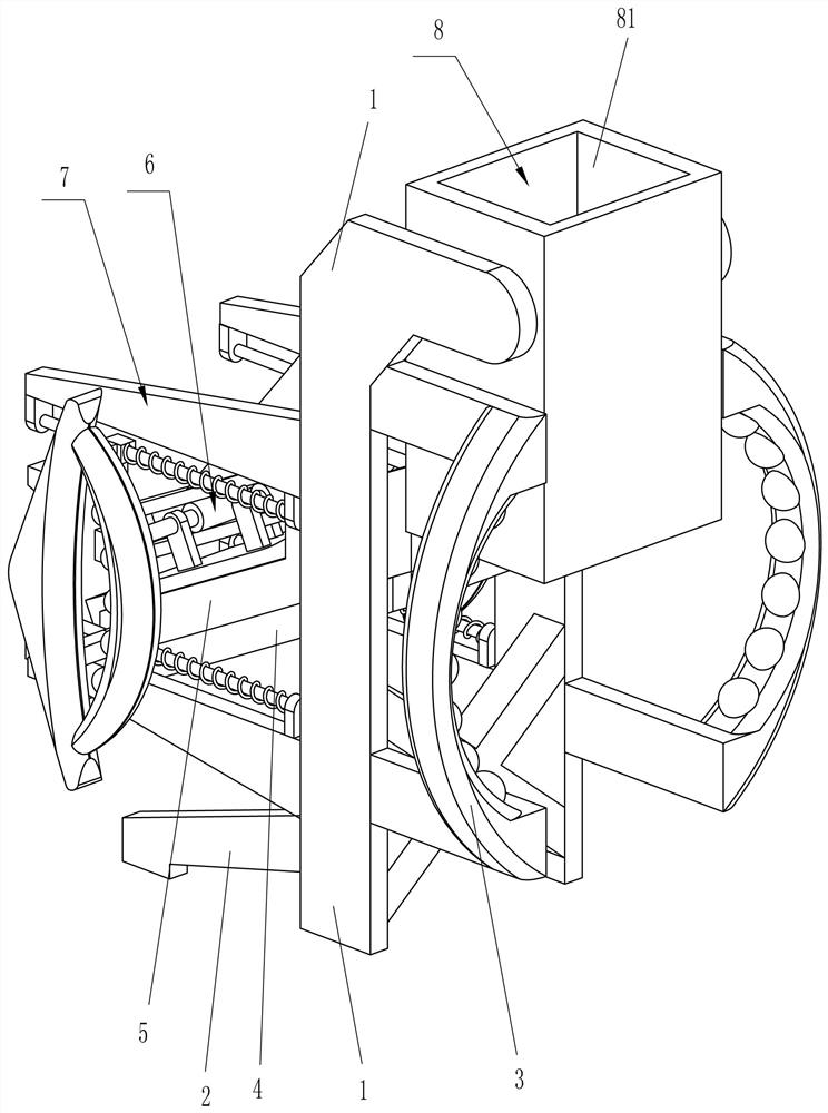 A hand-held peanut crushing equipment