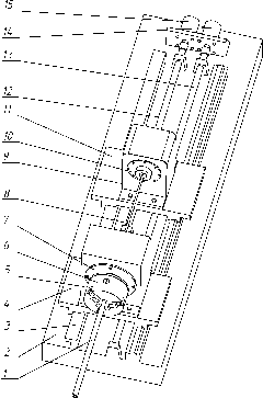 Rotary-forging forming and feeding device for internal thread pipe