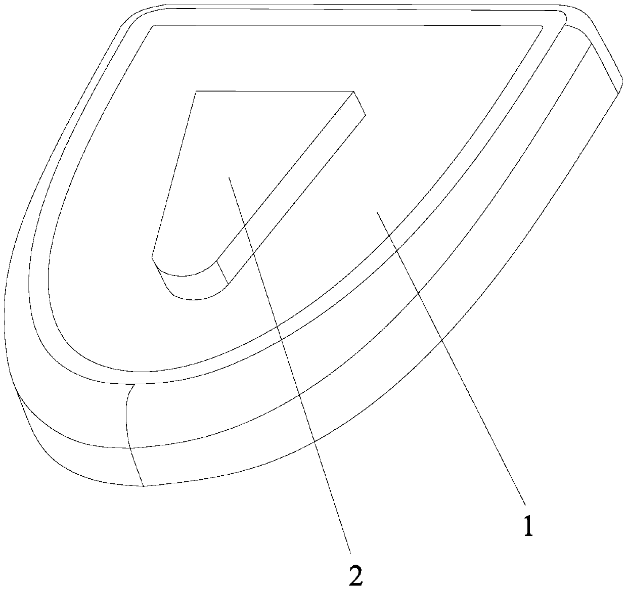 3D (three-dimensional) color toilet lid and processing method