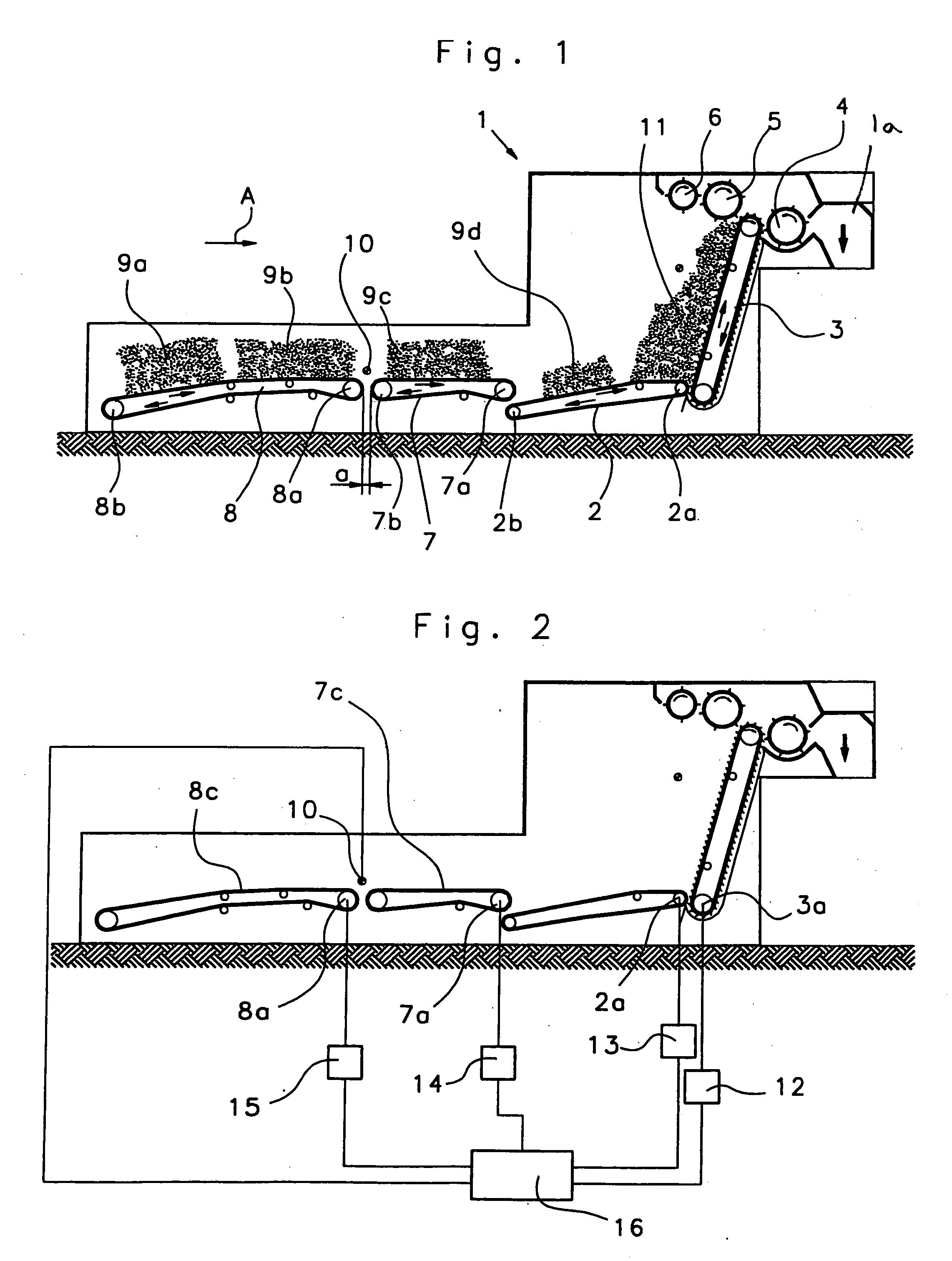 Apparatus for operating a feed device for fiber material, for example, a hopper feeder