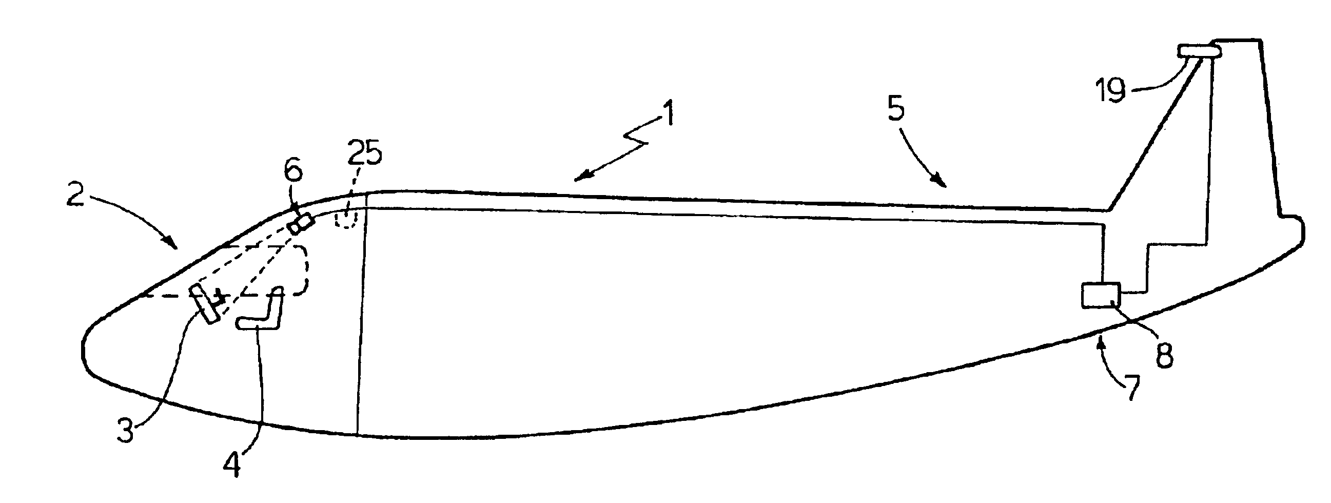 Method and system for acquiring and recording data relative to the movement of an aircraft