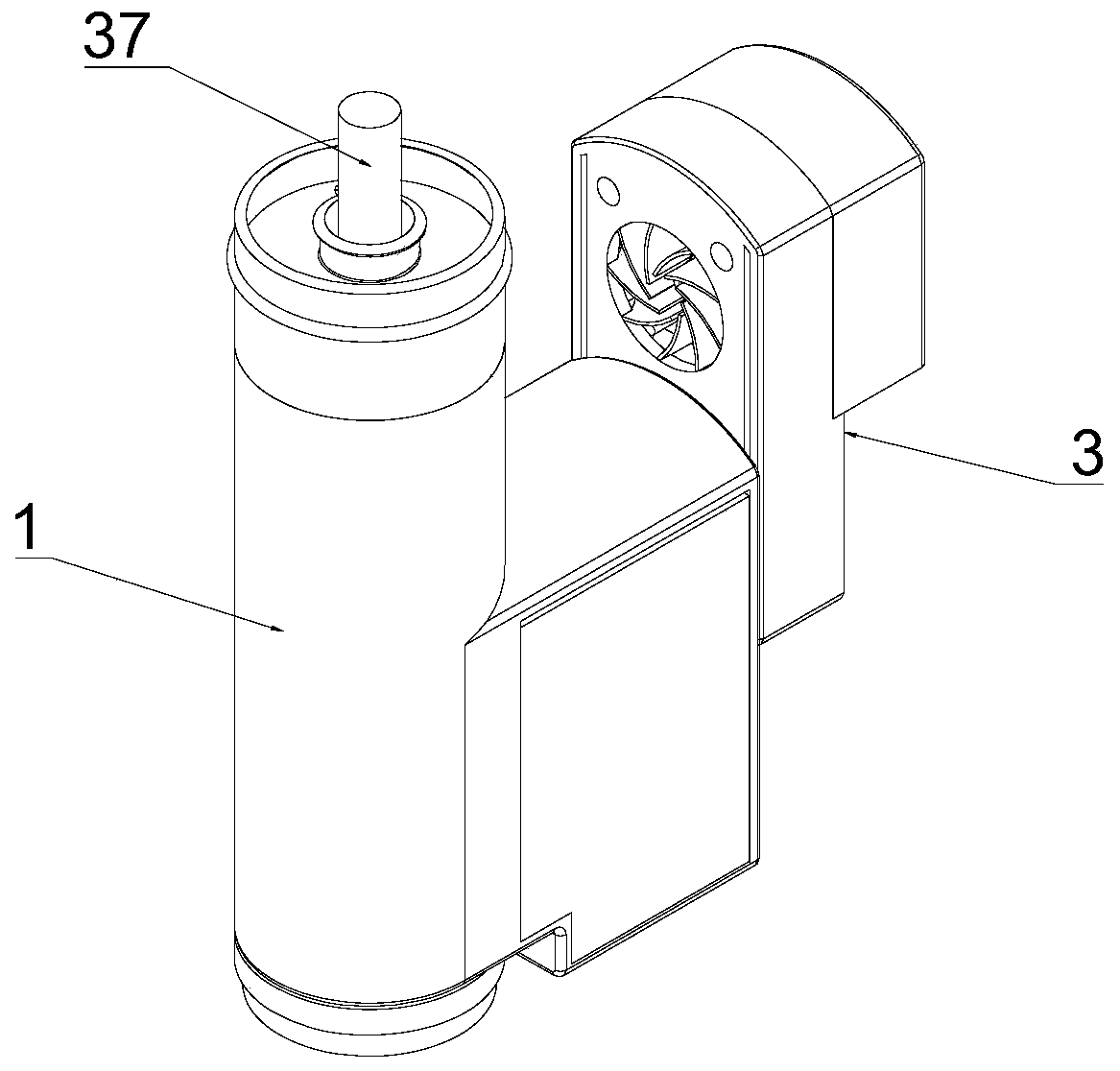 Strong adsorption type cigarette lighter