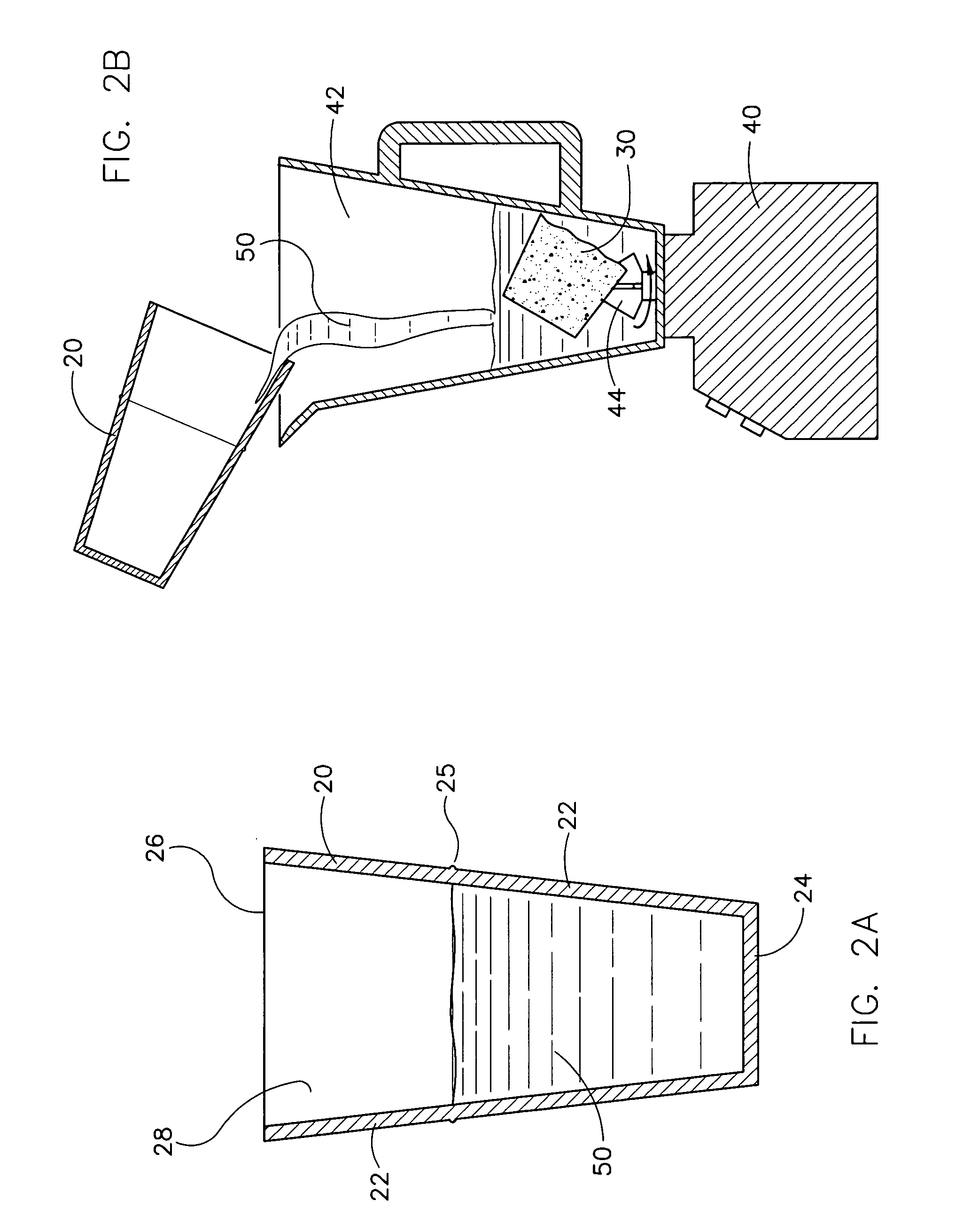 Combined preparation and apparatus for use with a food blender and method for making preparation