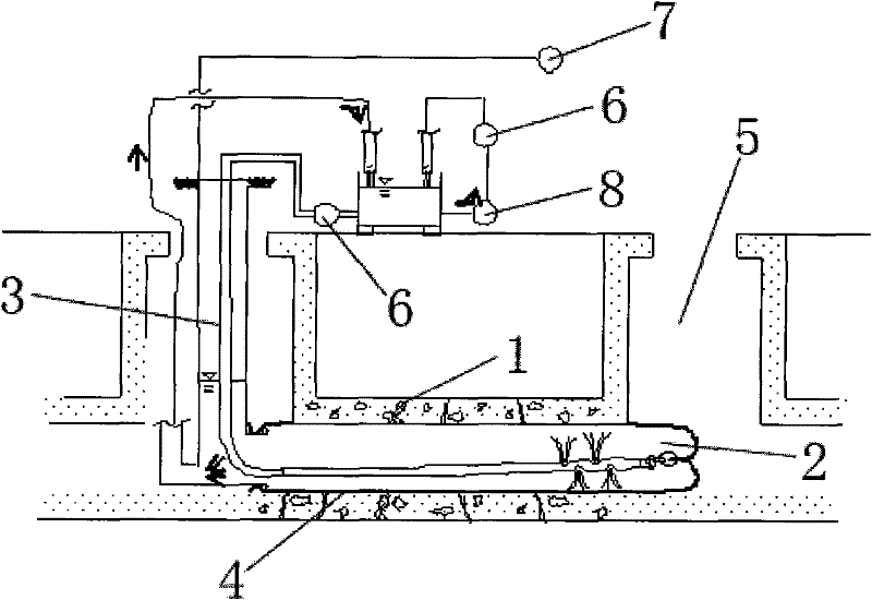 Trenchless repair method for underground pipeline by turning and attaching lining pipe