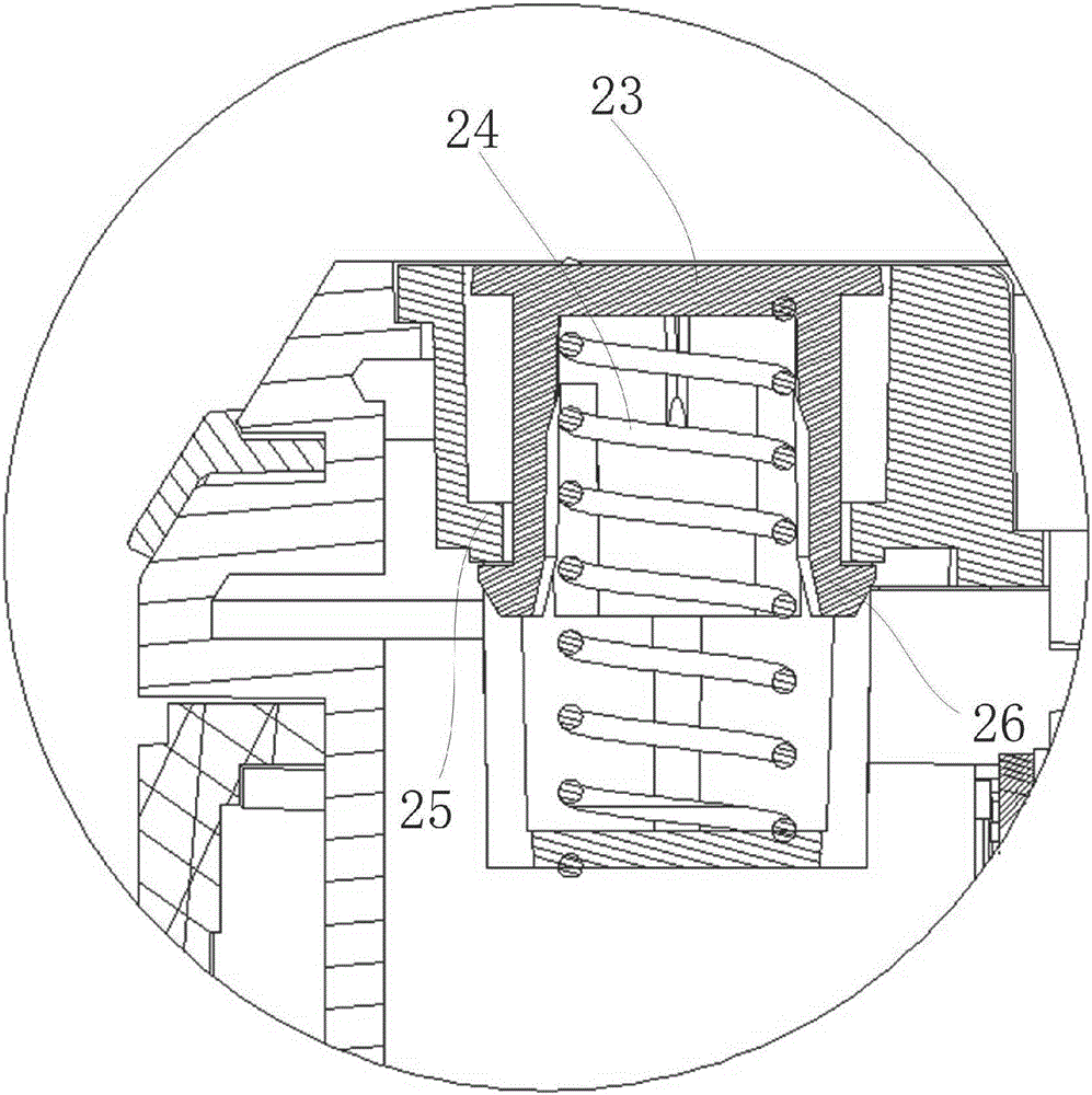 Upper and lower shell connecting structure and printer comprising same