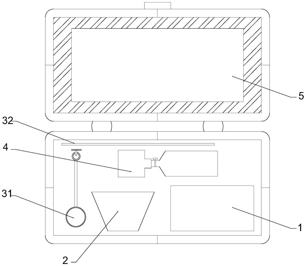 Integrated foam performance detection box and detection method