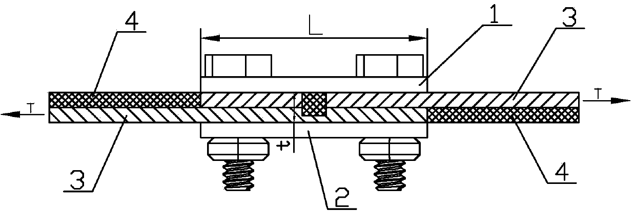 Measuring method for maximum tensile and shearing force of spot-welded joint of friction stir welding