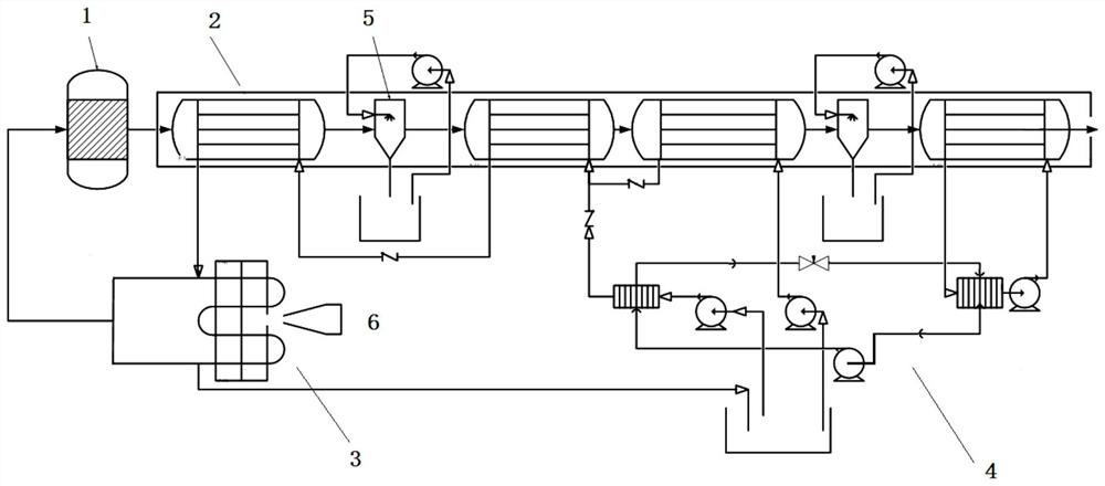 Waste heat recovery system of setting machine