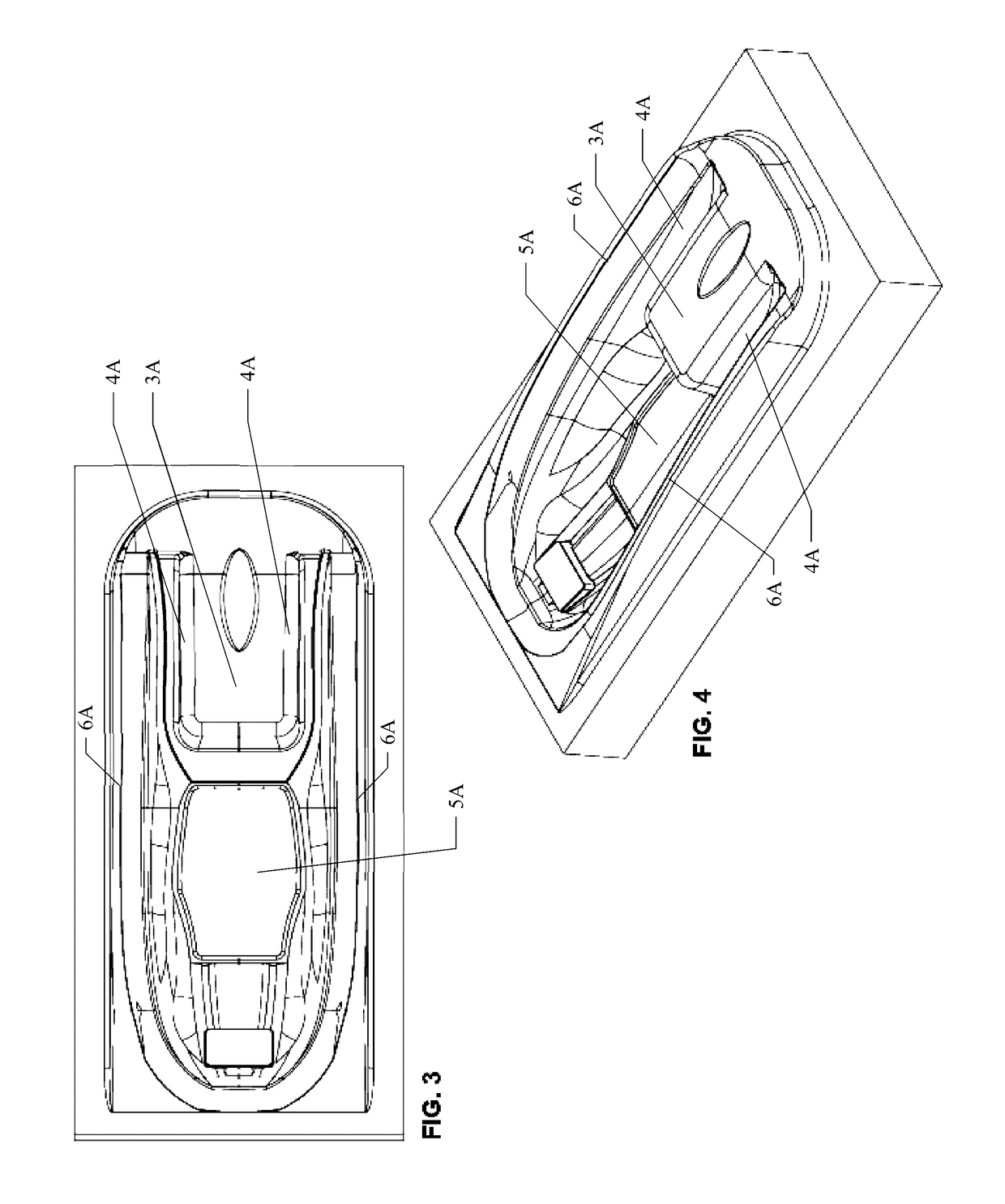 Personal watercraft fabrication using thermoforming