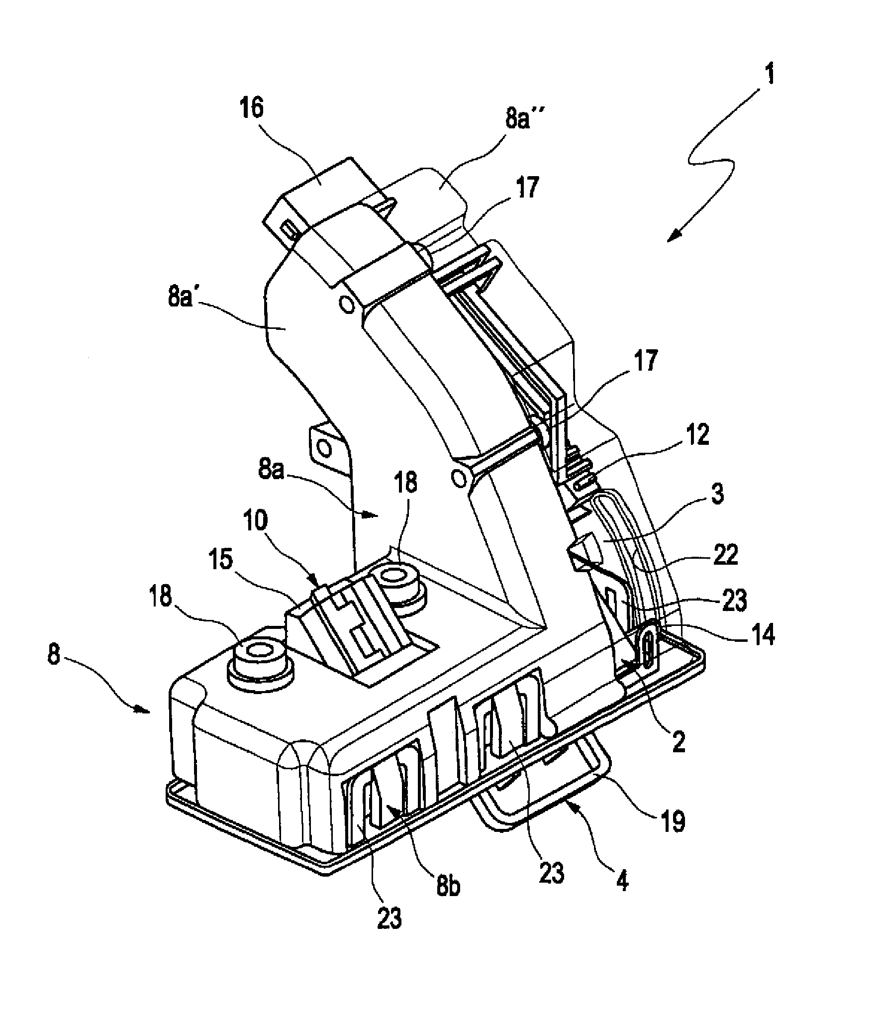 Camera arrangement for a vehicle and method for installing a camera arrangement in a vehicle