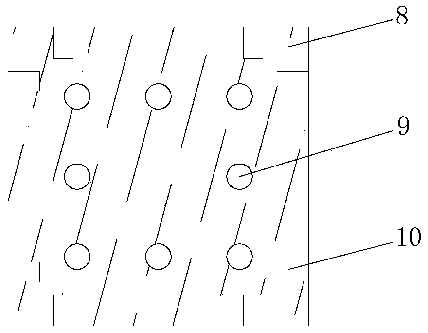 Construction method of large cross-section embedded rigid column feet