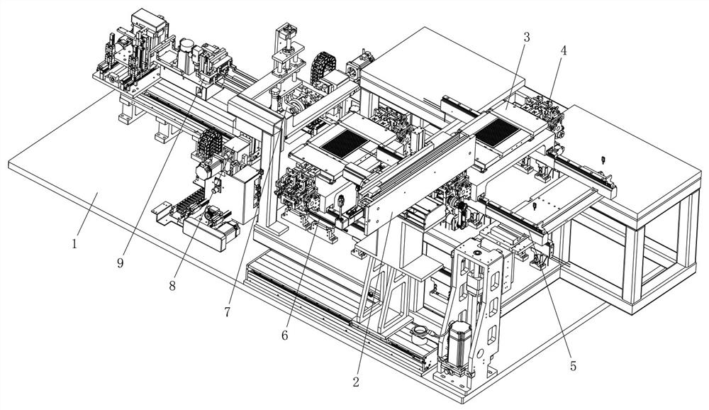 A platform circulation supply lamination production line and its circulation lamination process