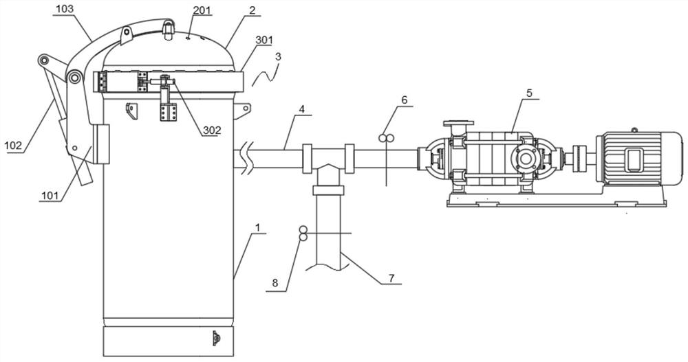 Robot hydrostatic pressure test device