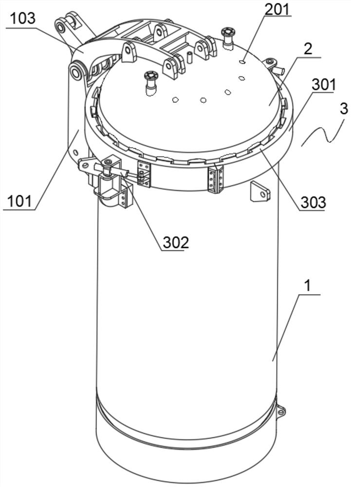 Robot hydrostatic pressure test device