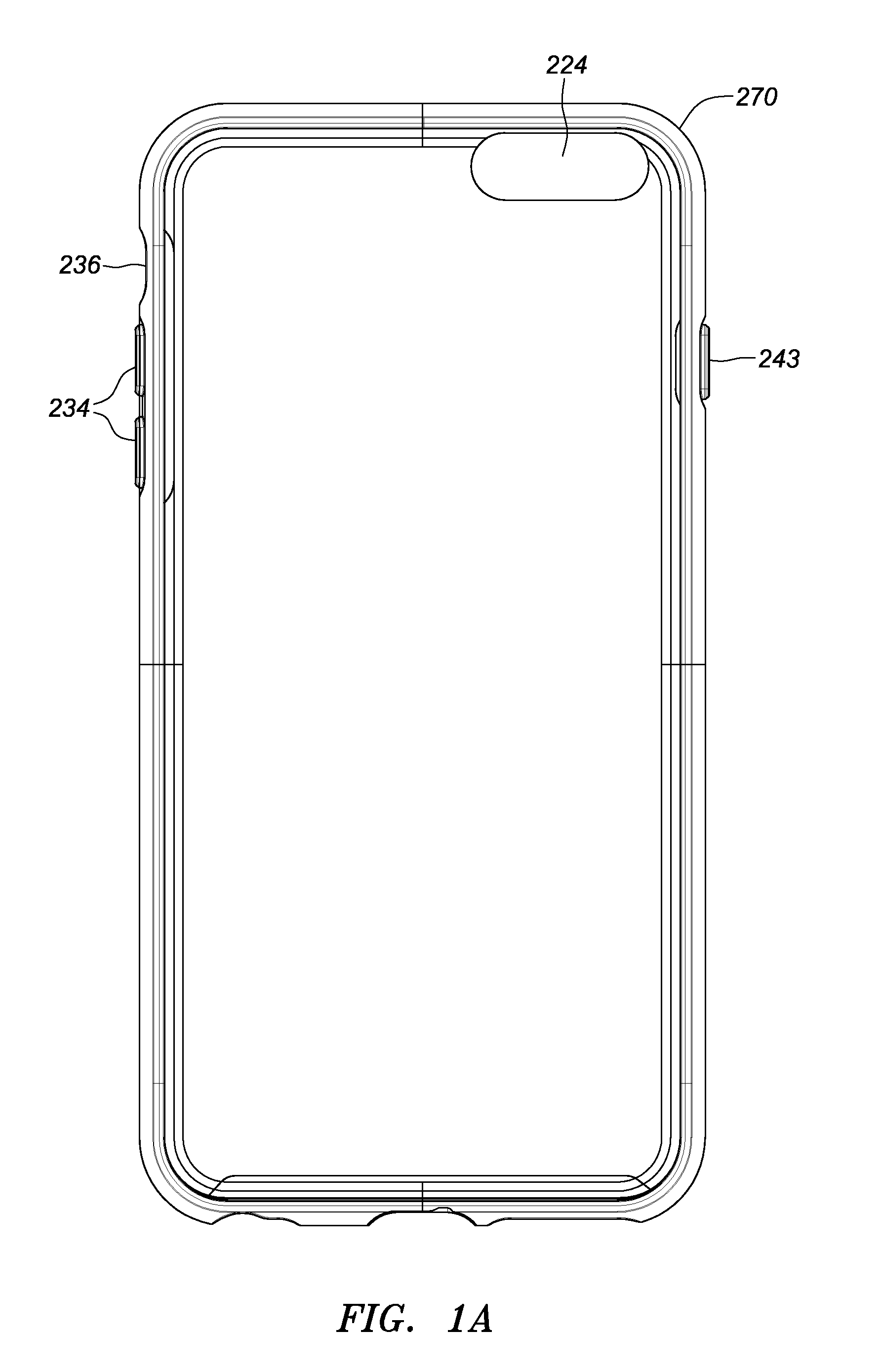 Protective case for mobile device with reinforcing support member