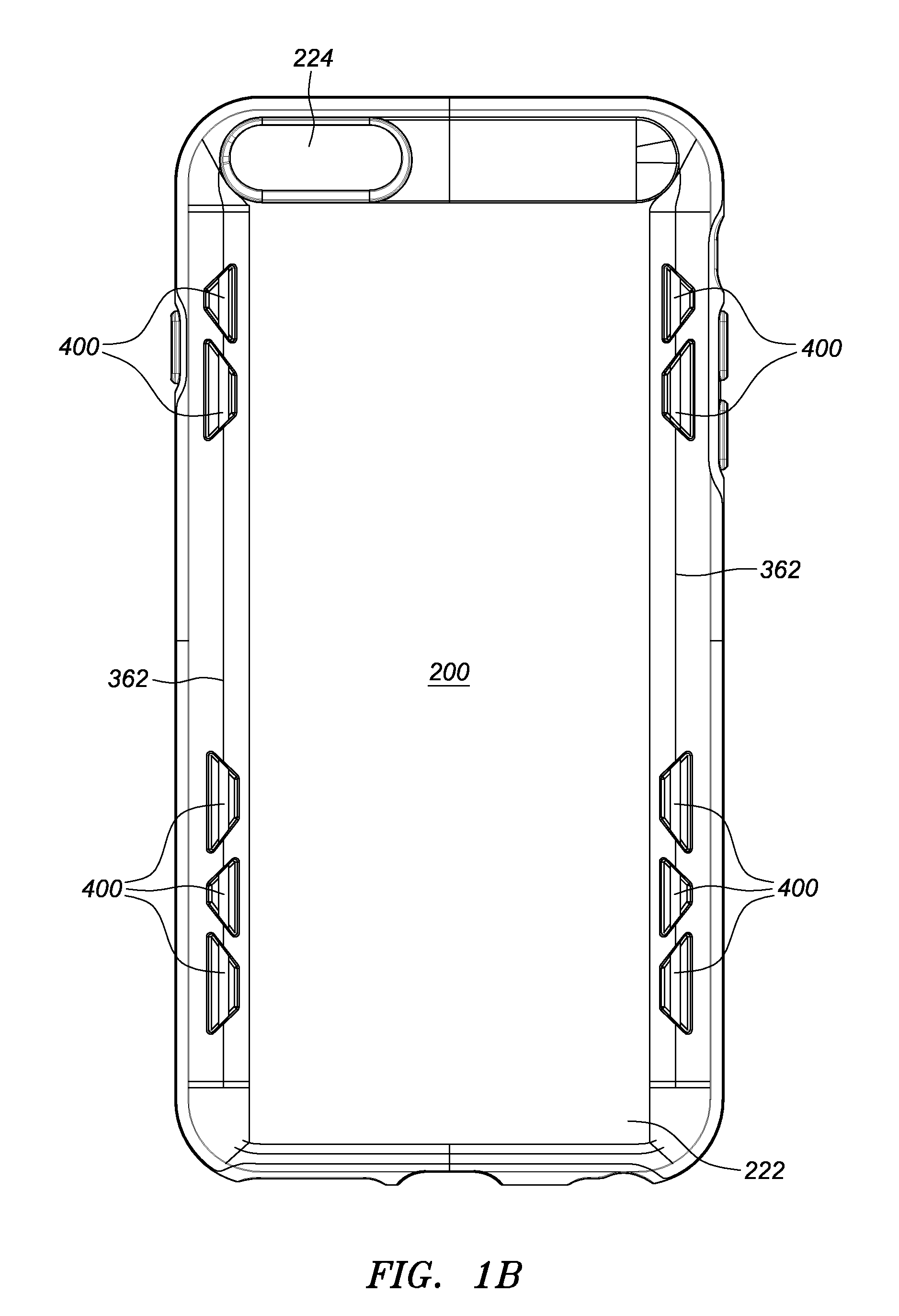 Protective case for mobile device with reinforcing support member