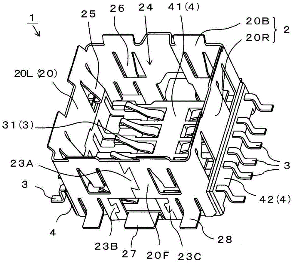 Straight-through motherboard socket and manufacturing method thereof