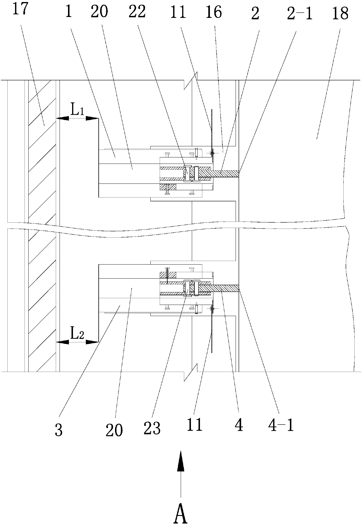 Positioning device for steel plate numerical control cutting and positioning method