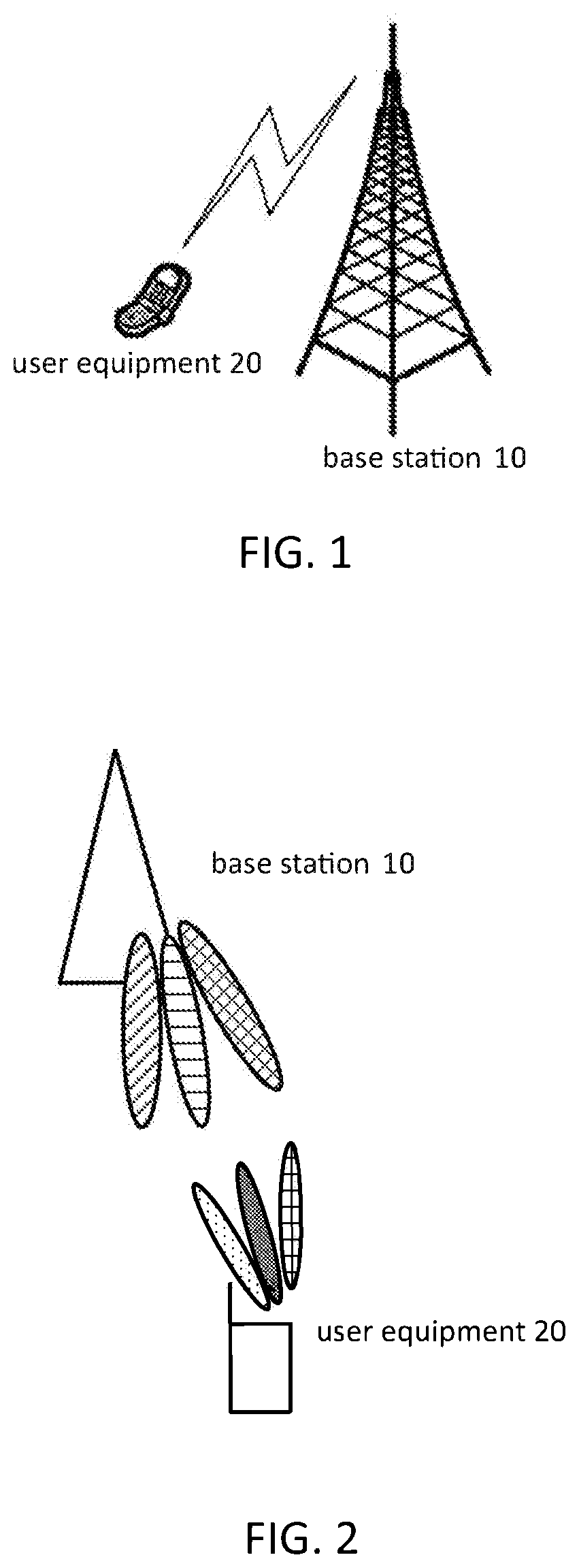 Beam selection method, base station, and user equipment