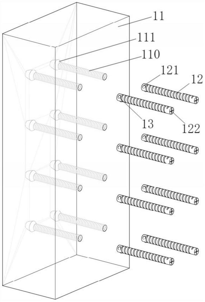 Self-locking bolt assembly for cold-formed thin-walled steel structure anti-pulling piece and installation method of self-locking bolt assembly