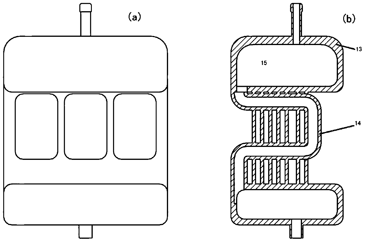 High-compactness diesel-electric hybrid power cooling system