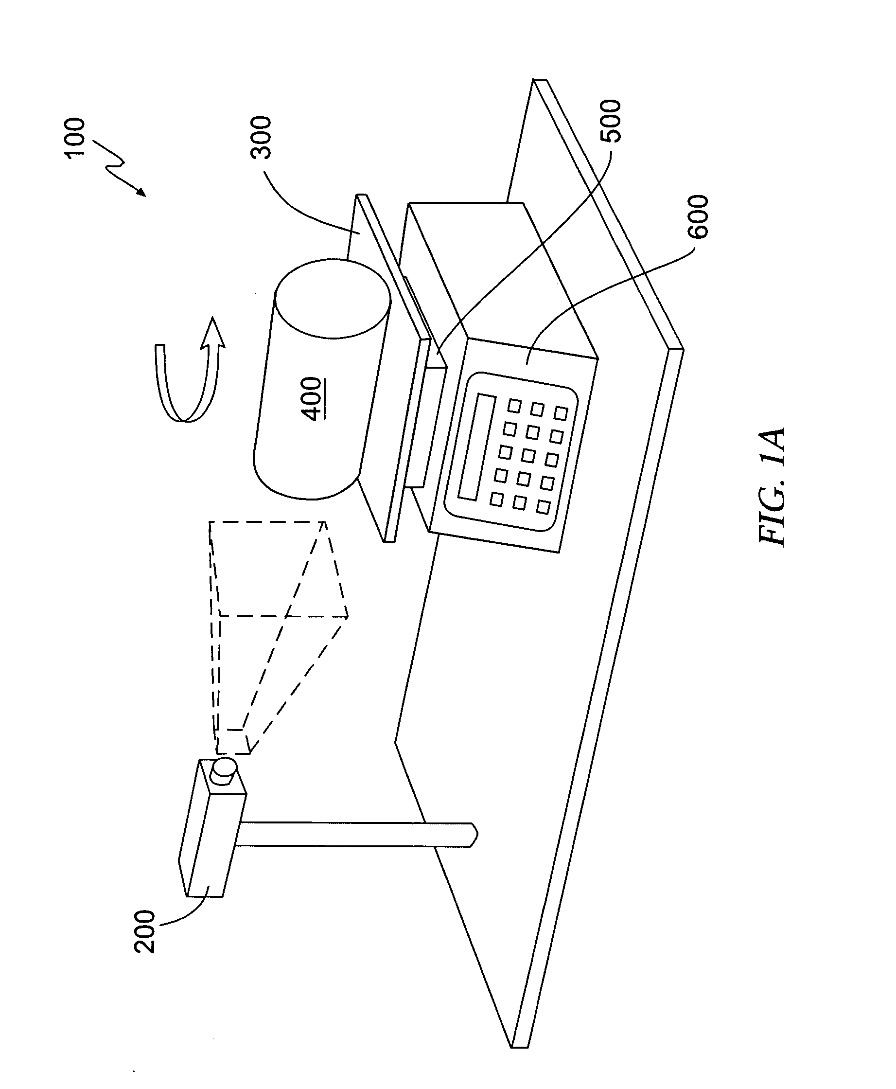 Method of determining a dimension of a sample of a construction material and associated apparatus