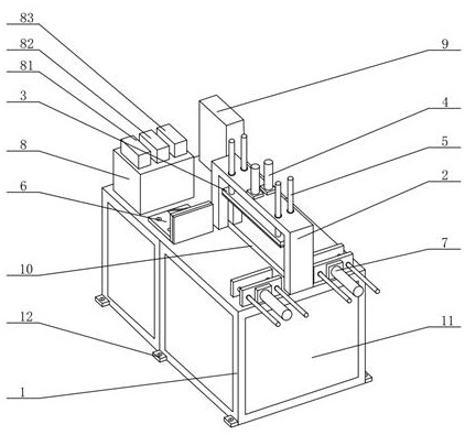 Novel aluminum profile cutting machine