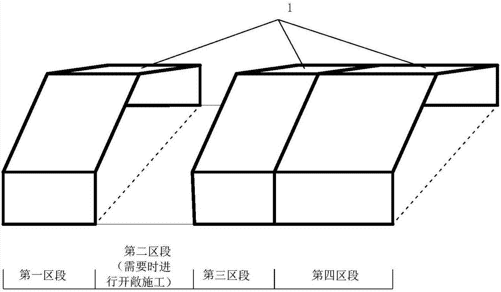 Mobile shelter suitable for subway station construction and construction method