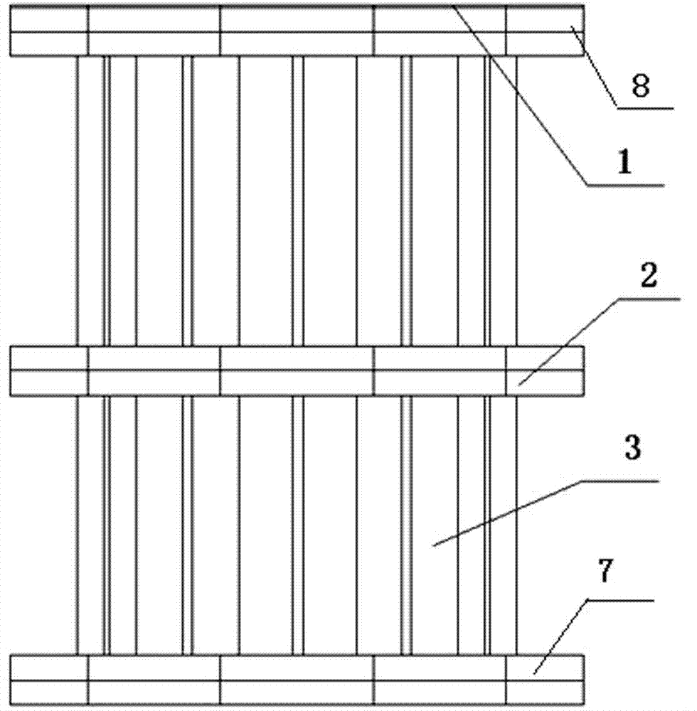 Loading system of shield segment testing machine and shield segment testing machine