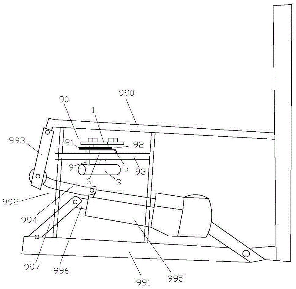 A high-energy gyromagnetic massage chair structure