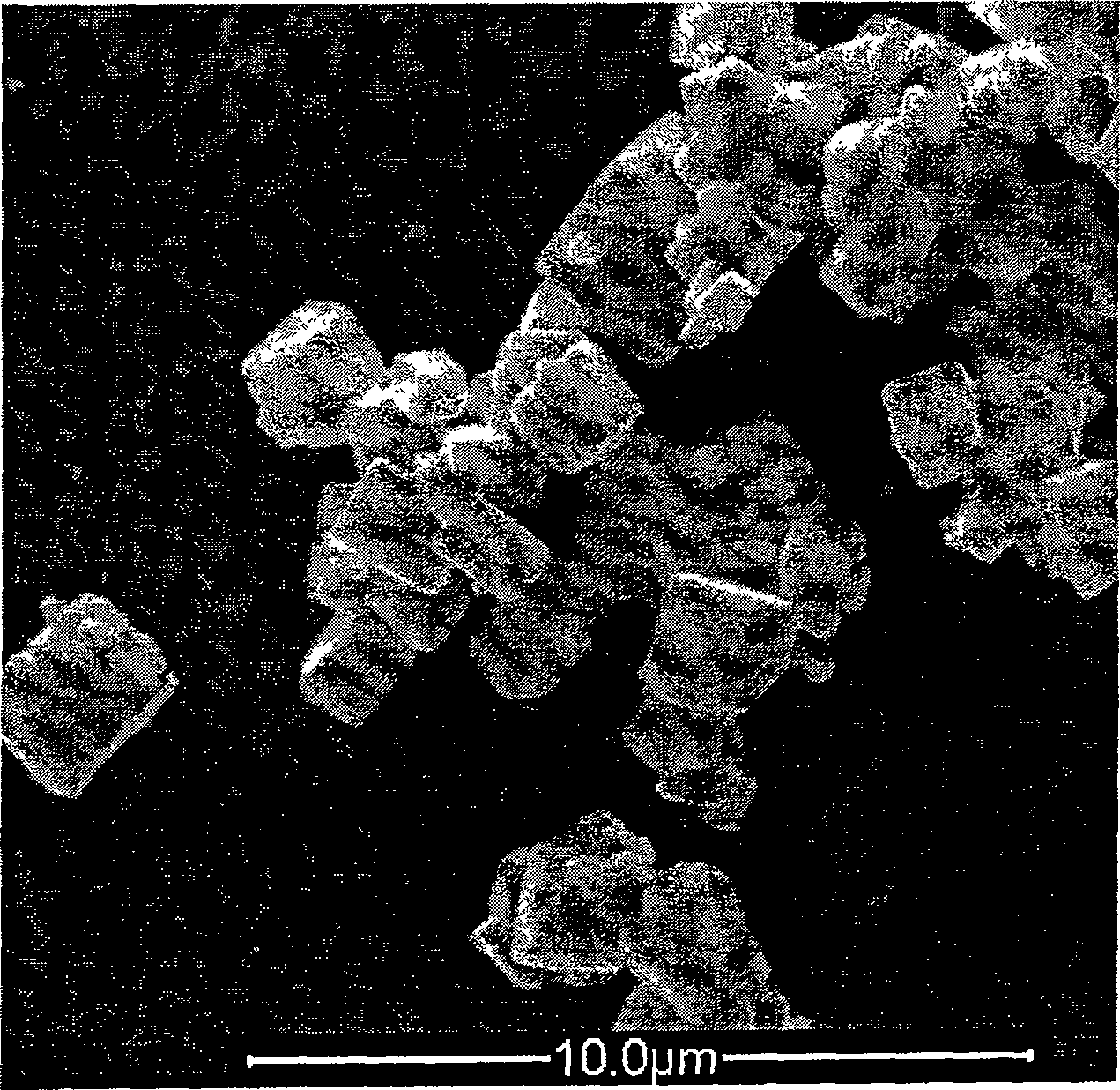 Method for preparing barium - plumbum - bismuth - oxygen superconduct, and electronic material