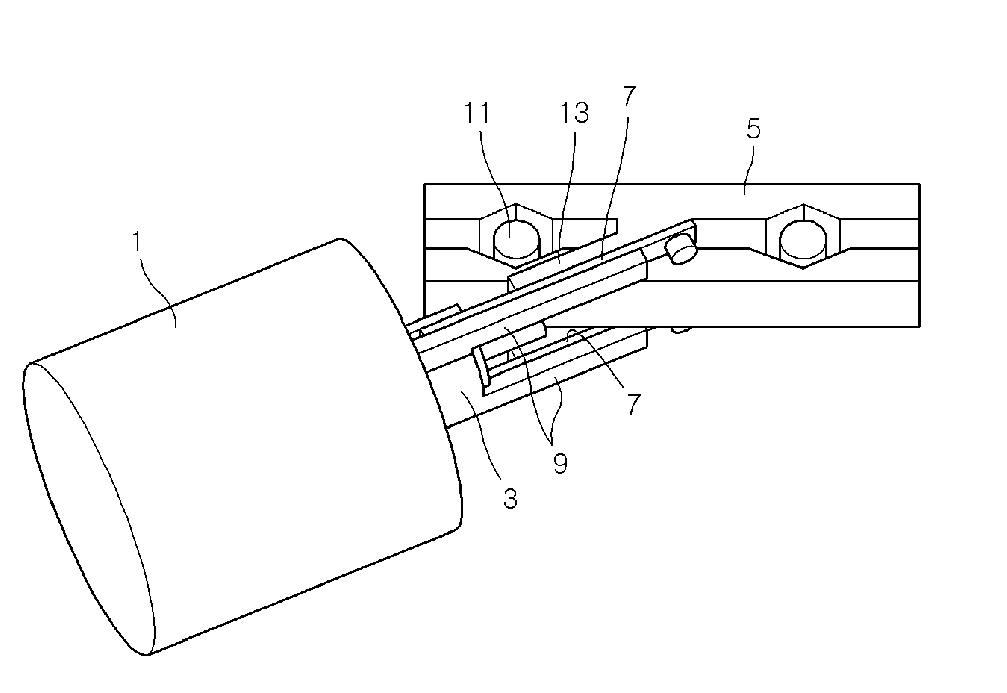 Electronic wedge brake apparatus