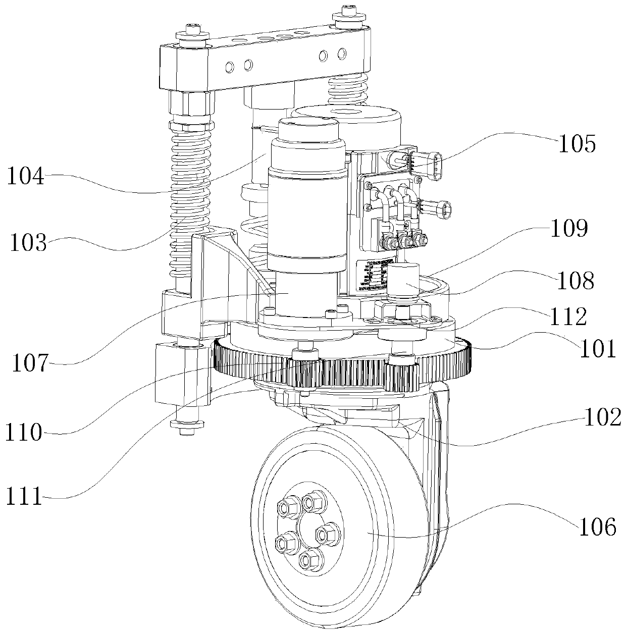 Counterweight AGV fork lift truck