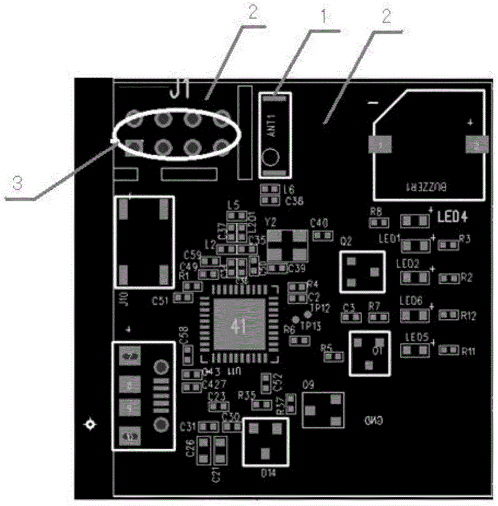 Circuit board design method for portable terminal