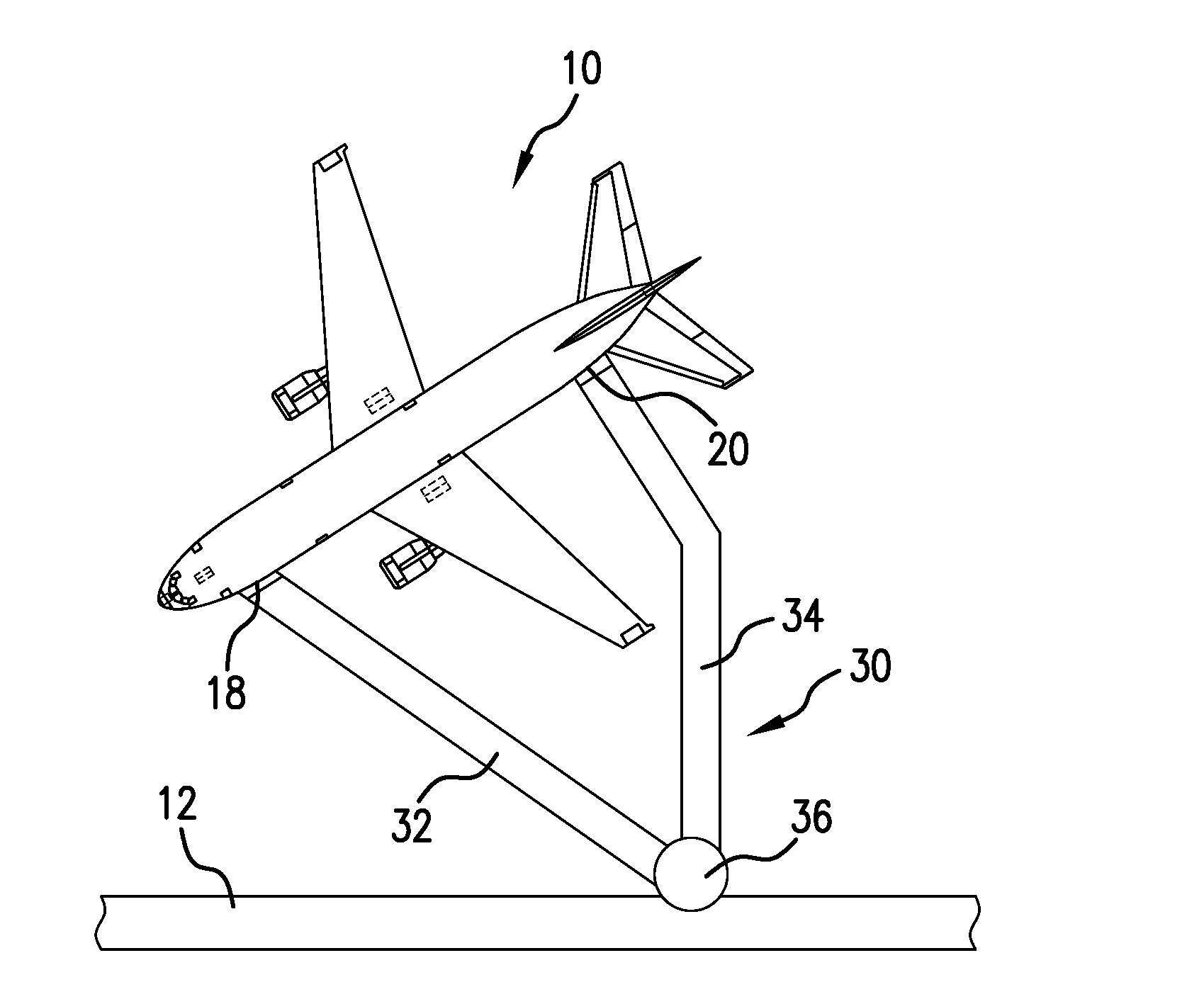 Aircraft passenger boarding system