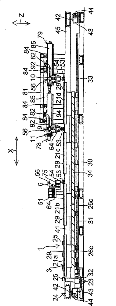 Grinding device of glass sheet