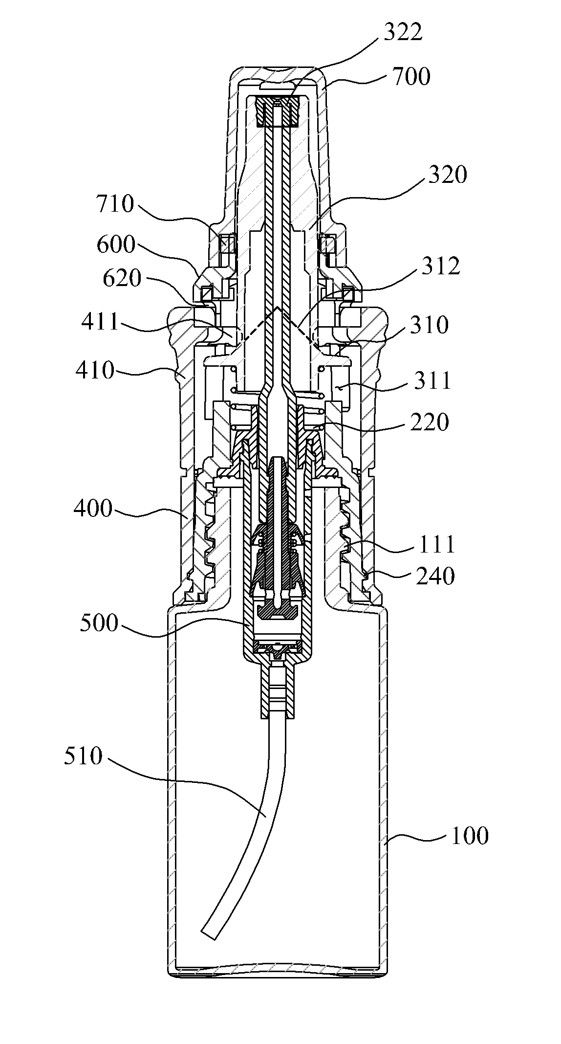 Washing Water Spraying Vessel for Nasal Cavity Cleaner