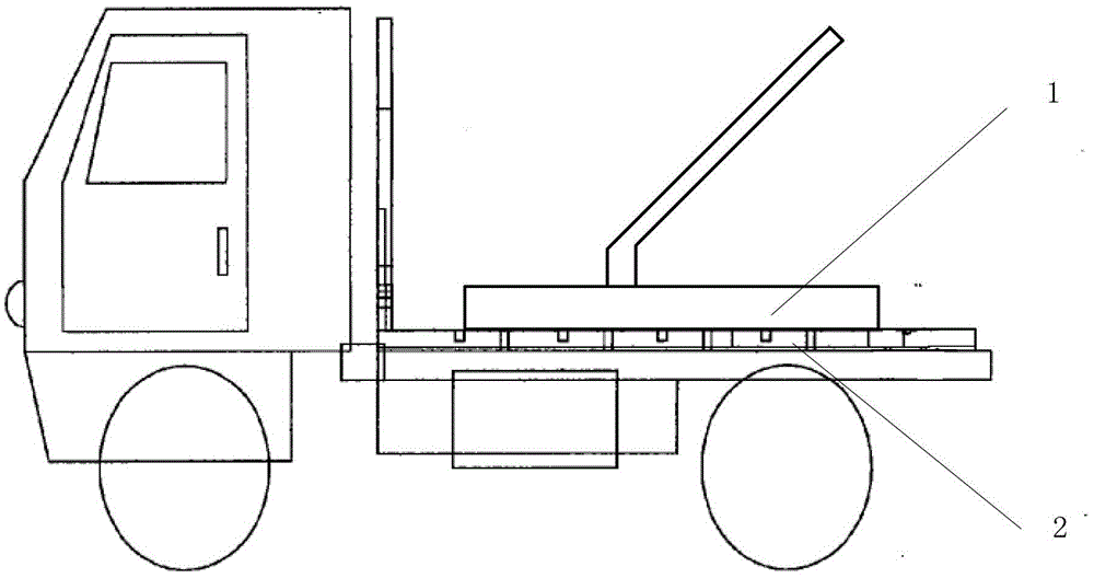 A rotary positioning device for a wrecker and the wrecker