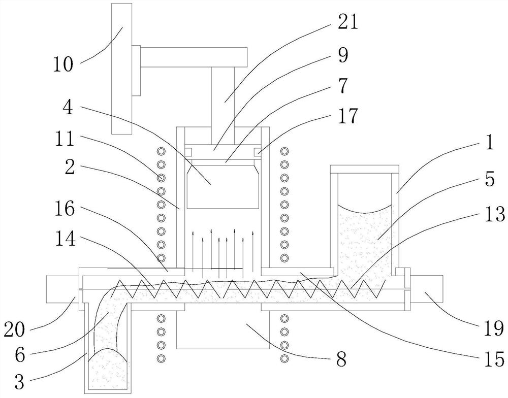 A kind of silicon carbide single crystal continuous growth device and its growth method