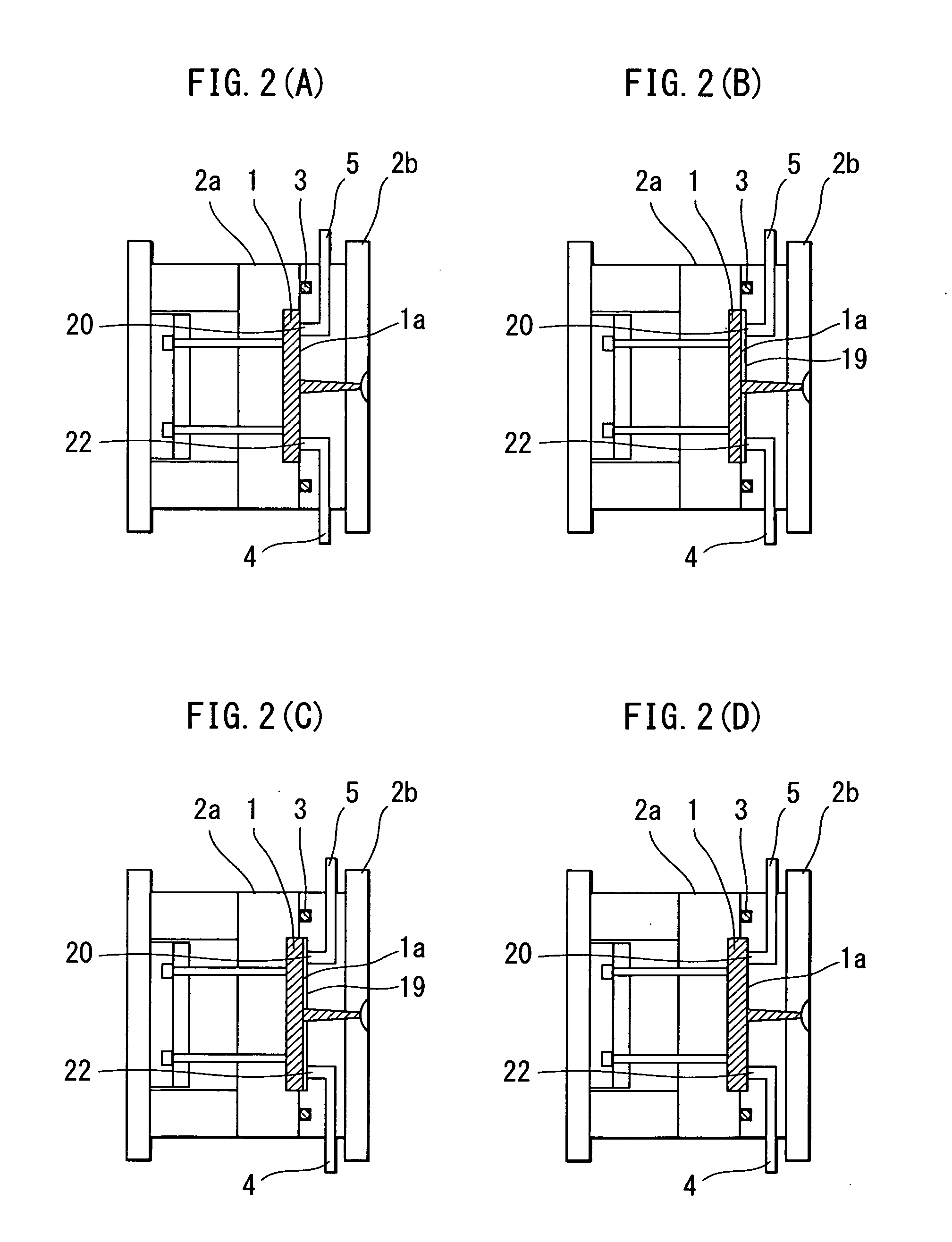 Method of dyeing or reforming injection, blow or compression molding